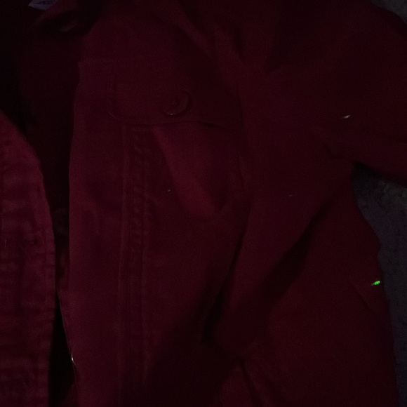 Red Button Up - Picture 5 of 5